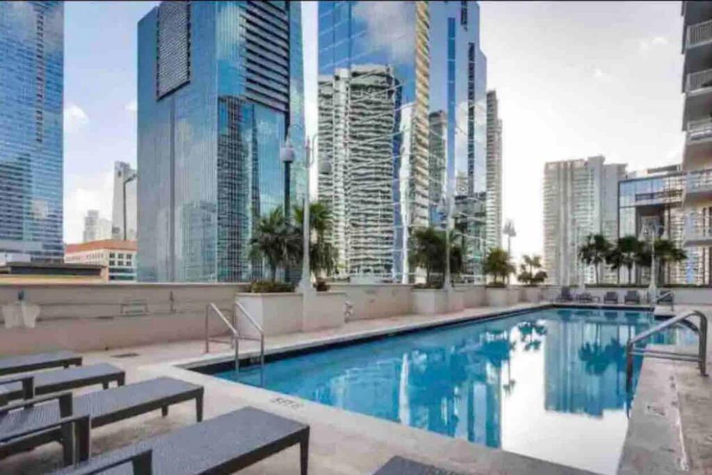 Spacious 36Th Flr 1 Bd 1 Bt • Brickell • Bay View Miami Exterior foto